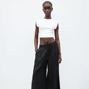 Zara - Ruffled Sleeve Top